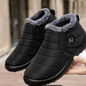 Women's  BJ Ankle Waterproof Winter Non Slip Thermal Insulated Slip on Boots 11